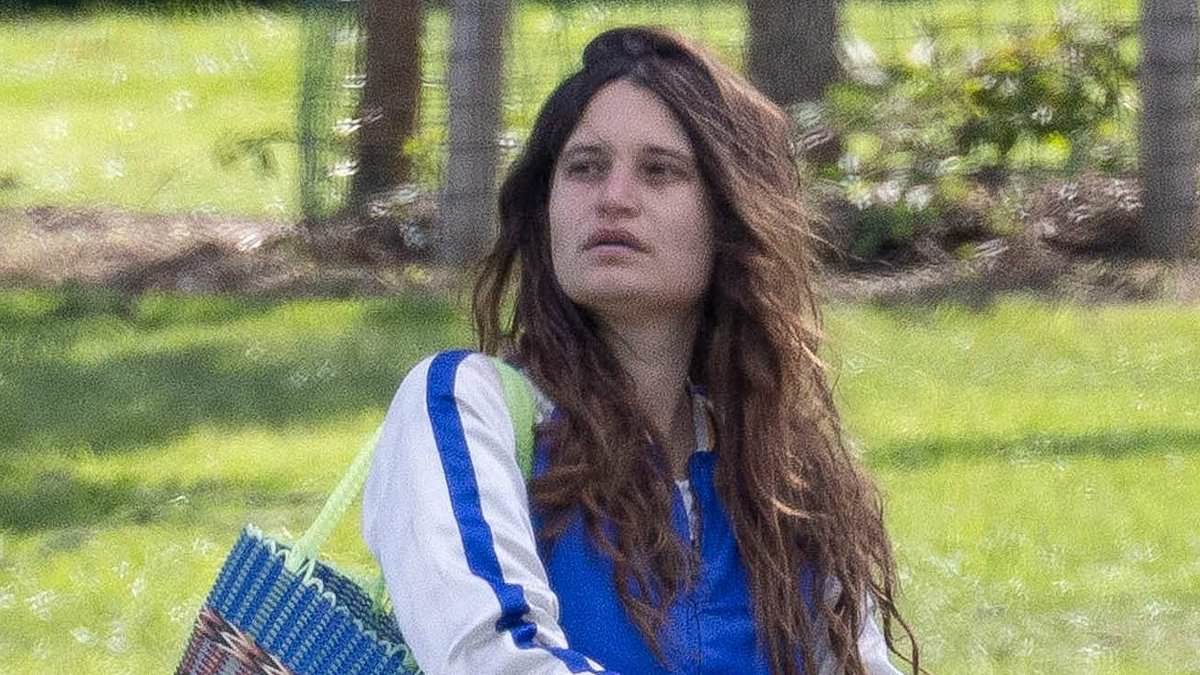 Tiger Lily Hutchence steps out in UK park with newborn, fueling chatter of new family life