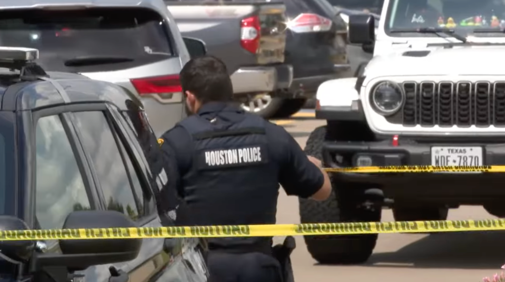 Family statement outside Houston