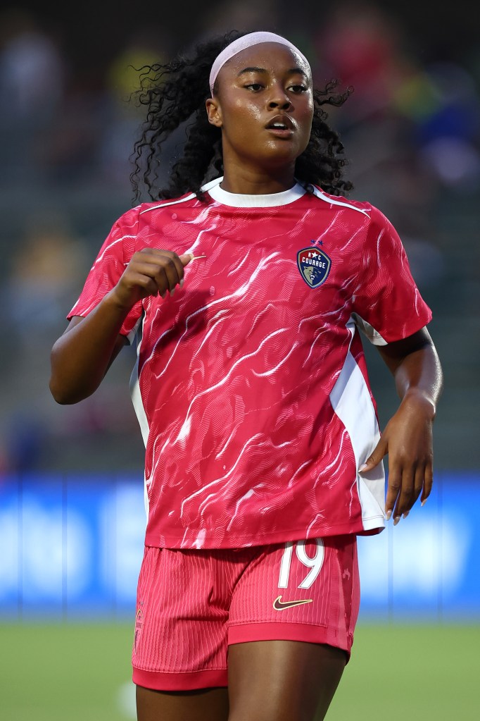 Shaw in action for the USWNT