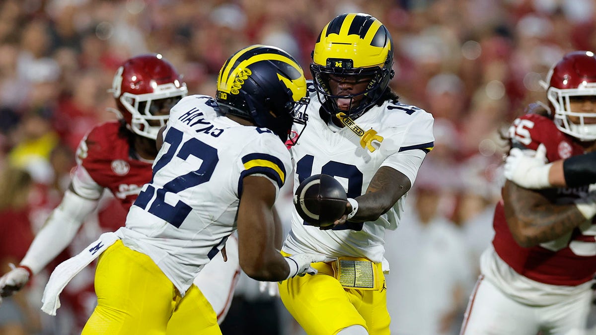 Michigan quarterback Bryce Underwood