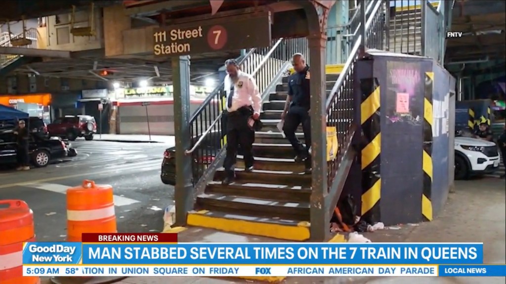 stabbed victim on subway