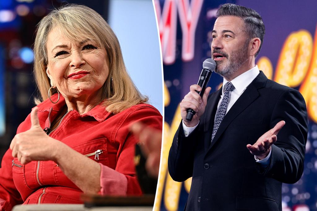 Roseanne Barr calls ABC 'double standard' as Kimmel returns to network