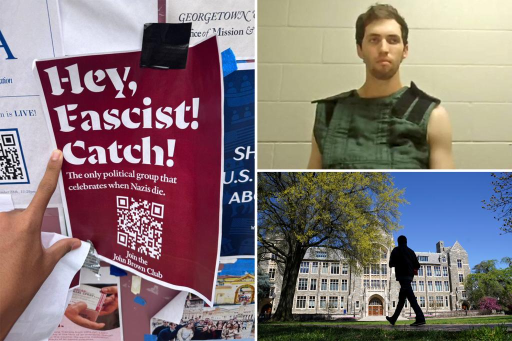Georgetown posters reference Kirk killing as leftist gun club recruitment surfaces on campus