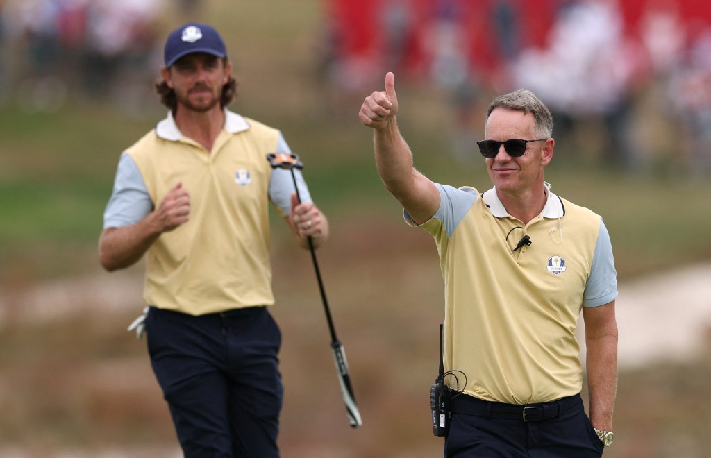 Tommy Fleetwood practice session