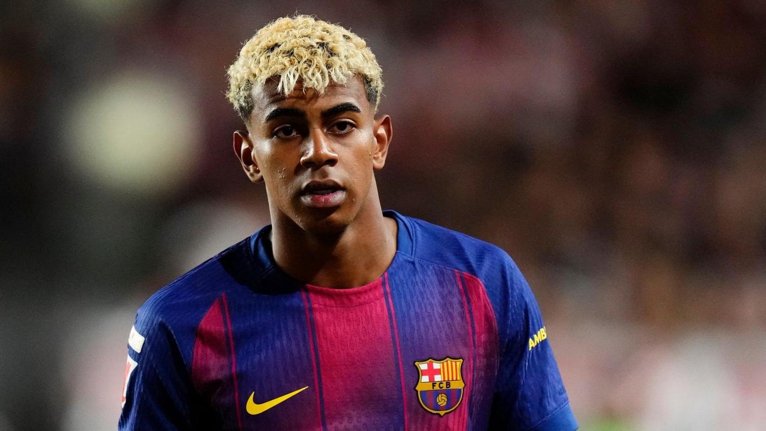 Barcelona winger Lamine Yamal omitted from squad for Champions League trip to Newcastle