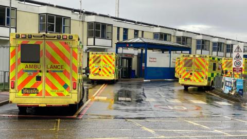 Waiting area at a hospital