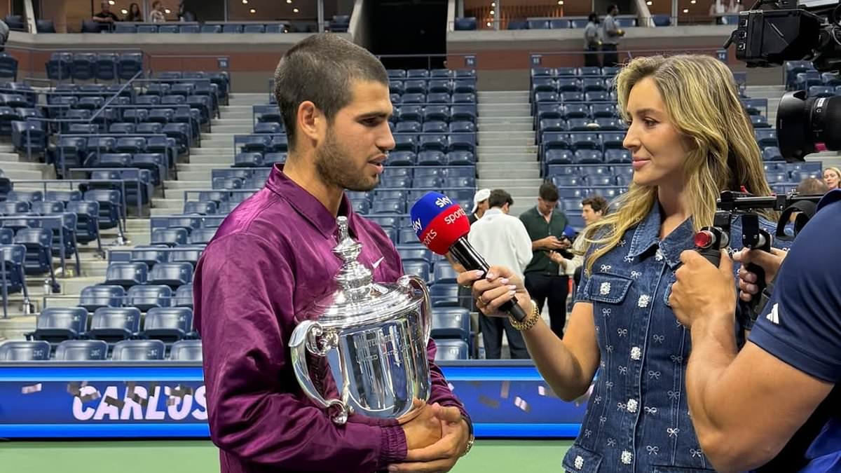 Carlos Alcaraz wins US Open as pundit Laura Robson appears to flout USTA rule on Trump coverage
