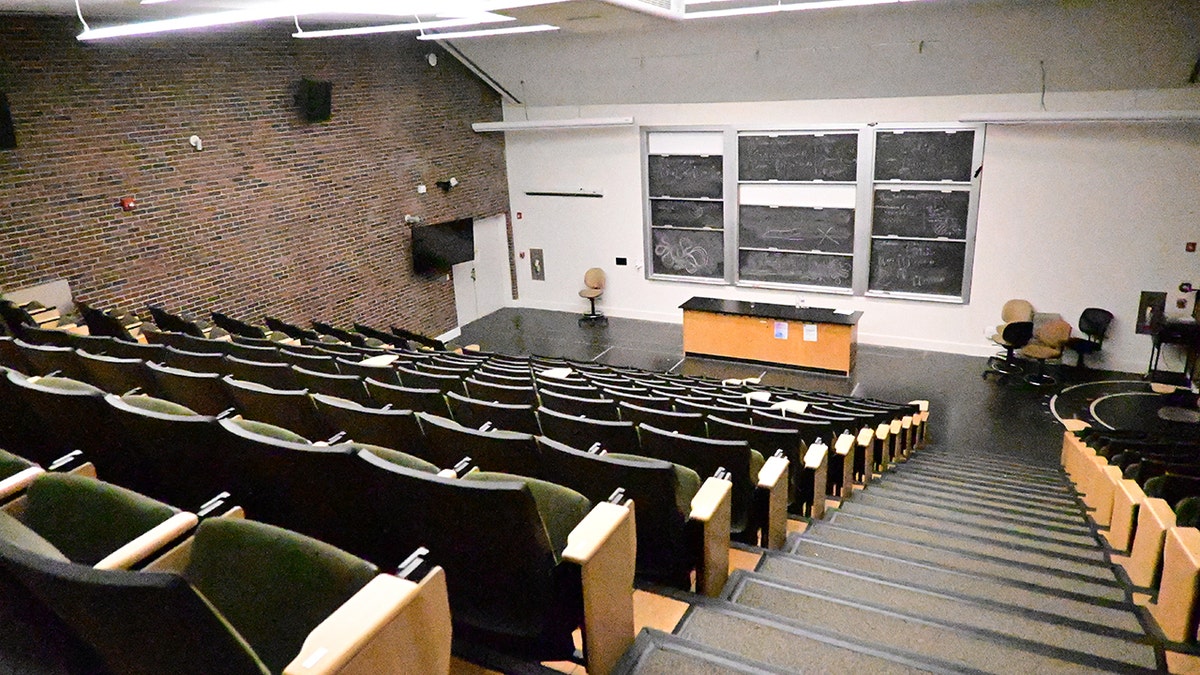 Brown University shooting hall interior