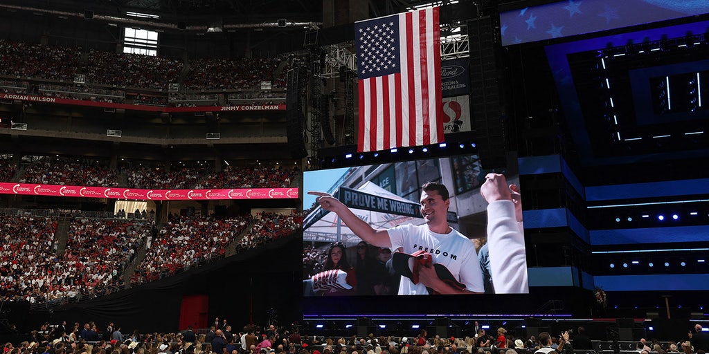 Memorial for Charlie Kirk draws tens of thousands as Trump and GOP figures attend in Arizona