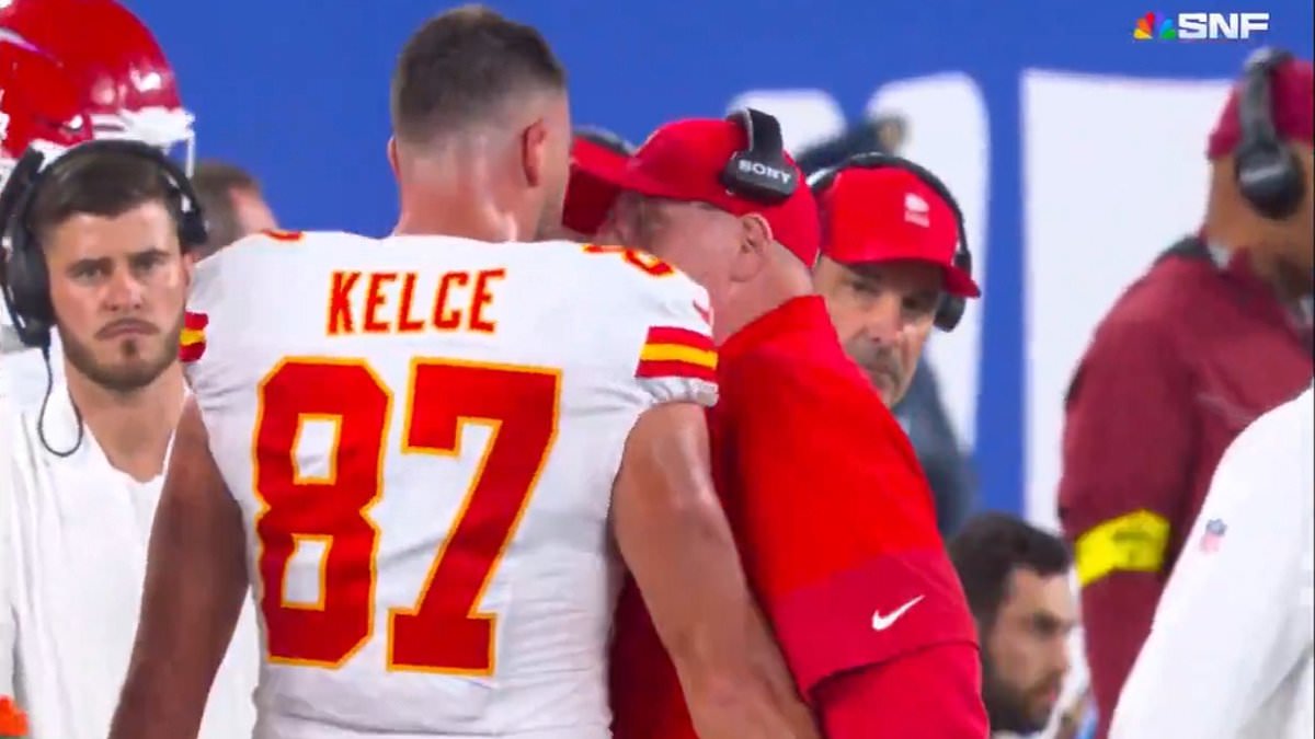 Kelce and Reid clash again on Chiefs sideline as early-season struggles persist