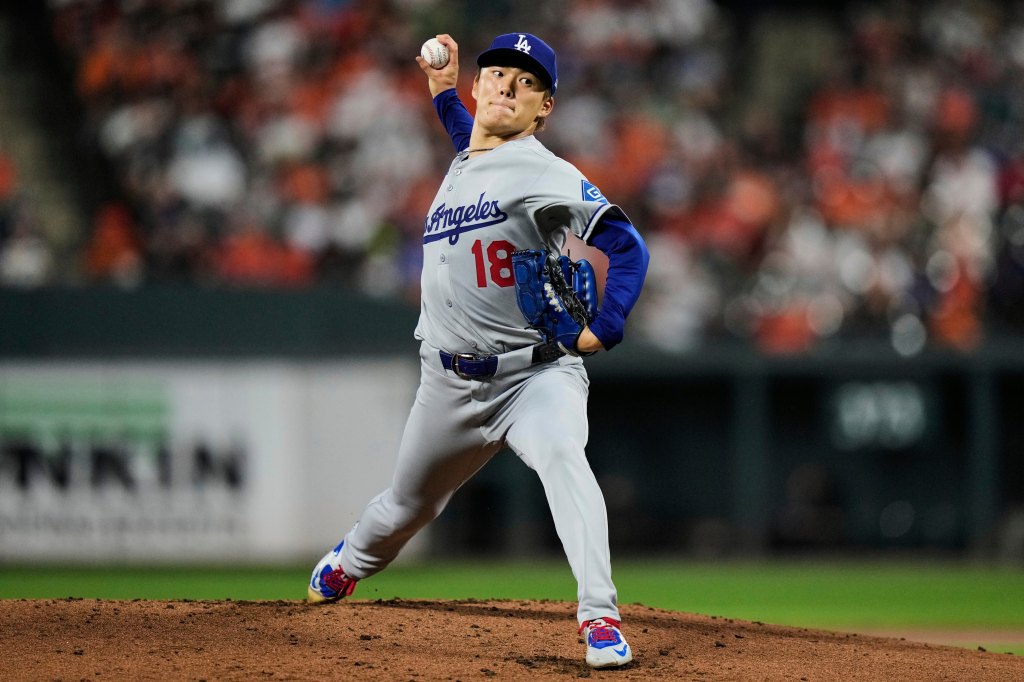 Yoshinobu Yamamoto’s bid for no-hitter ends with homer one out shy as Dodgers fall to Orioles