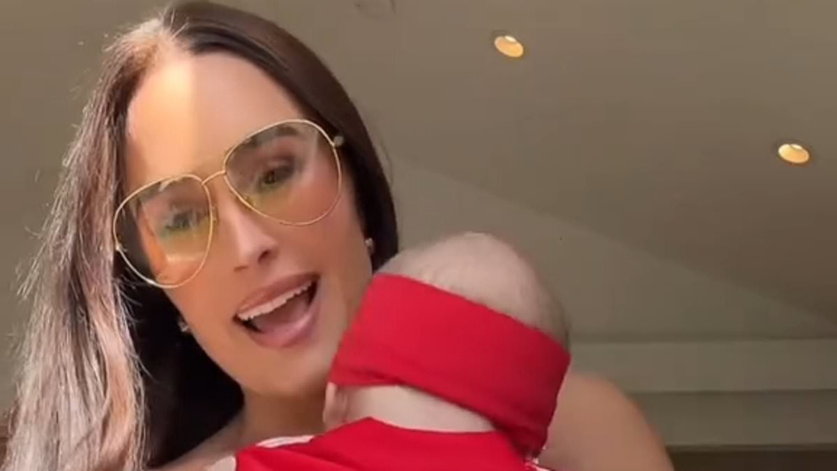 Olivia Culpo brings Collette to Christian McCaffrey’s first home game in person, as 49ers edge Cardinals