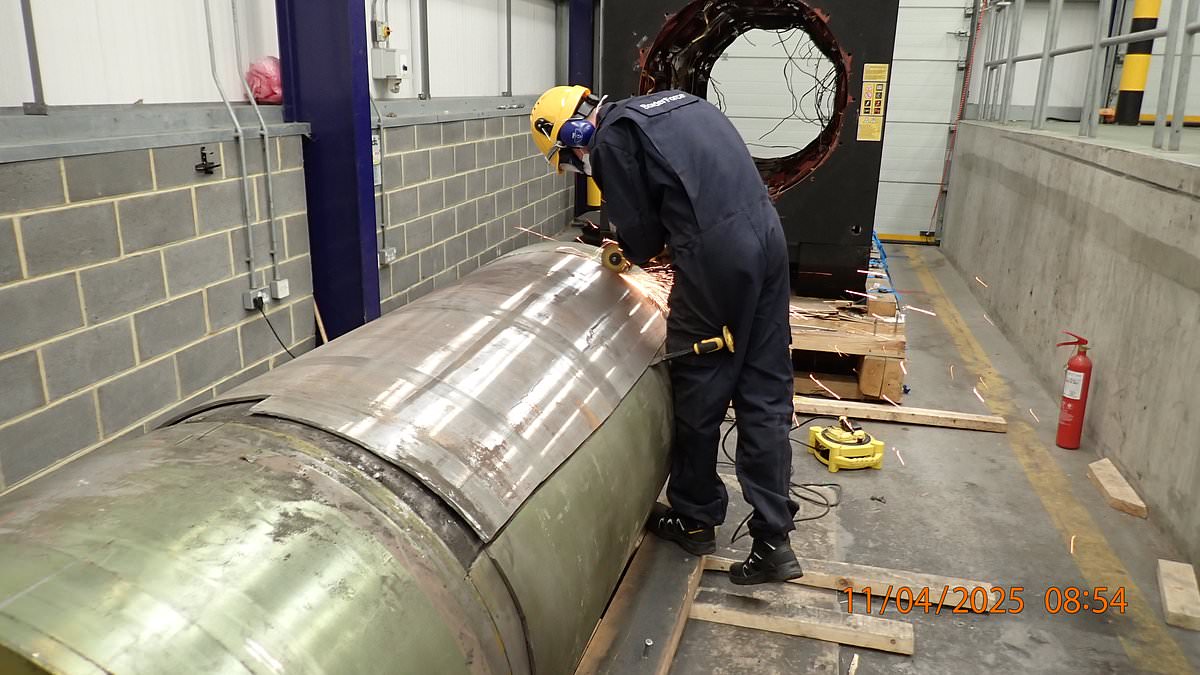 Border Force officers cut open industrial shipment, uncover £72 million cocaine haul