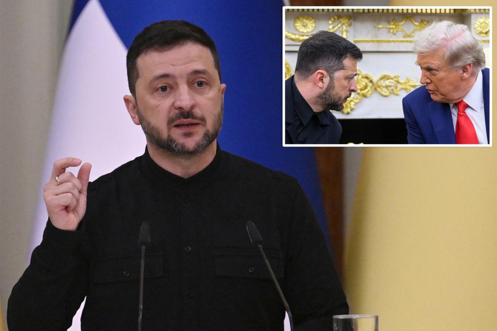 Zelensky to Meet Trump in NYC Next Week to Press Postwar Security Guarantees