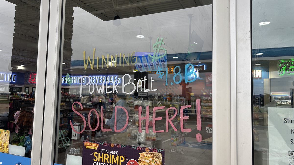 Texas Convenience Store Becomes Focal Point After One of Two $1.8 Billion Powerball Tickets Sold There