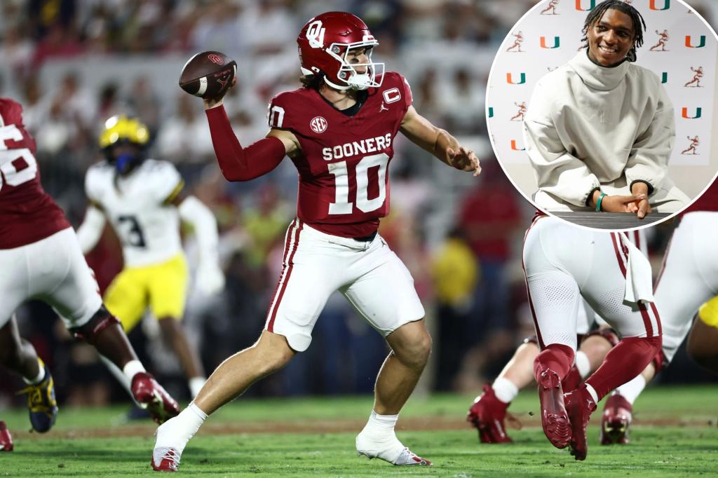 Oklahoma’s John Mateer Emerges as Transfer Impact Player After 24-13 Win Over Michigan