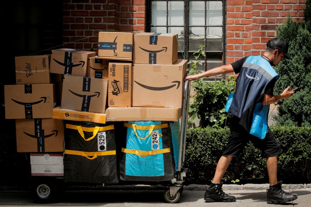 Delivery worker image