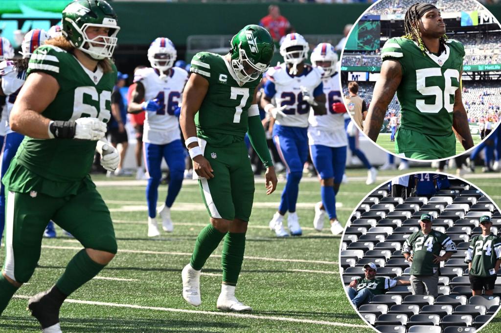 Bills defeat Jets 30-10 in East Rutherford; New York Post column criticizes New York's performance