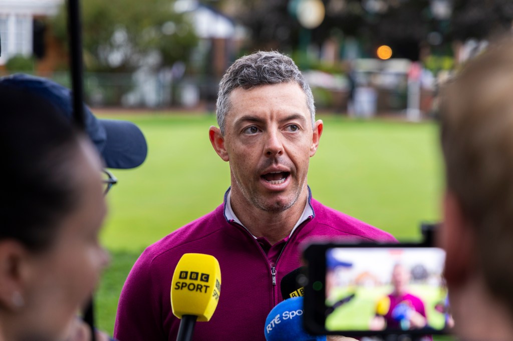 Rory McIlroy during Ryder Cup interview