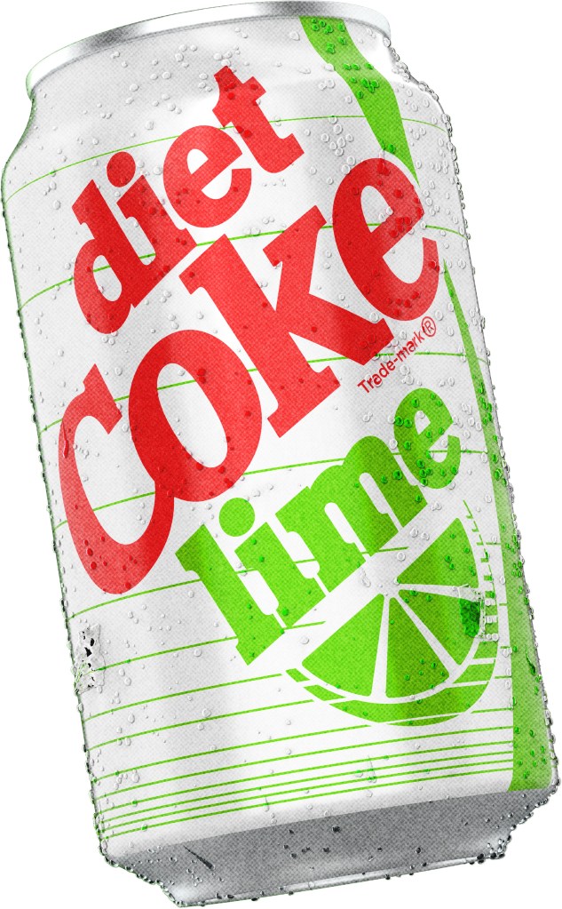 Diet Coke Lime hitting can