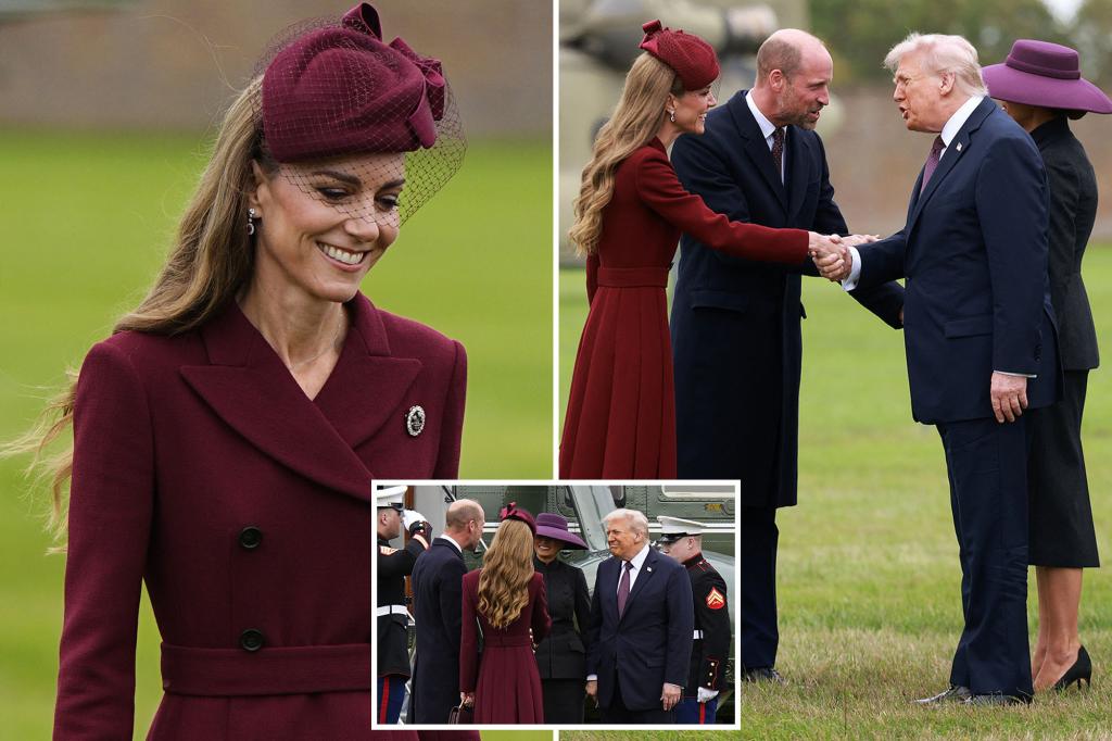 Trump Praises Princess Kate as 'So Beautiful' During Windsor Greeting