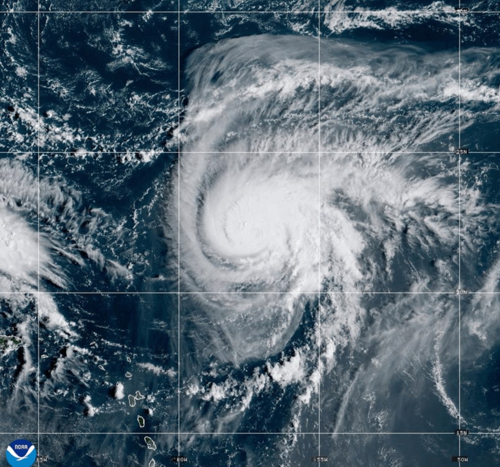 Humberto strengthens into hurricane in Atlantic as Gabrielle moves away from Azores