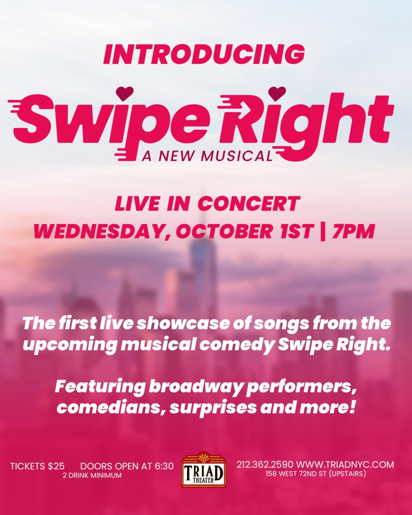 Swipe Right Musical Poster
