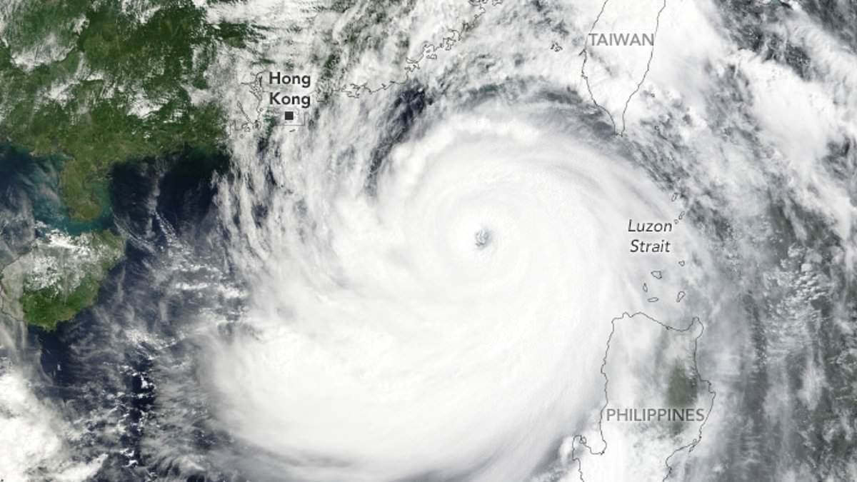 NASA image shows Super Typhoon Ragasa barreling toward China with 177 mph winds
