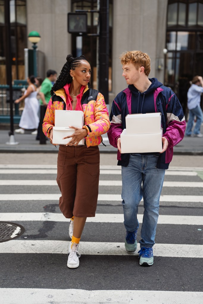 Christiani Pitts and Sam Tutty in Two Strangers (Carry a Cake Across New York)