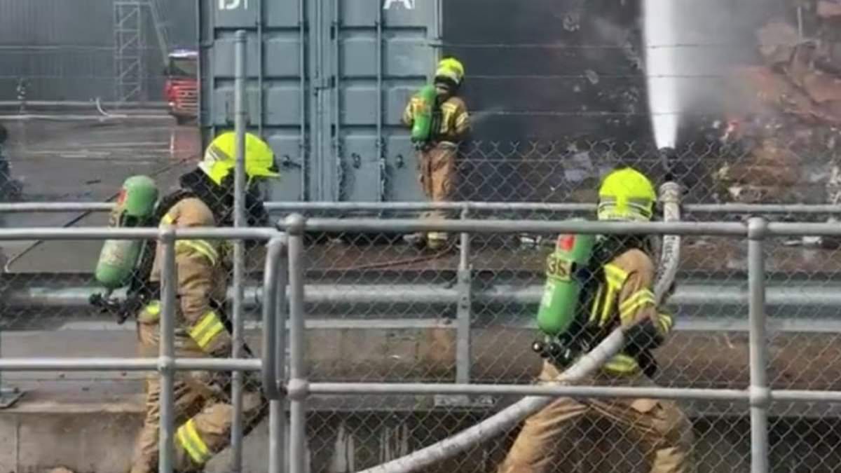 Massive fire erupts at Opal Paper Mill in Sydney's east as firefighters battle flames