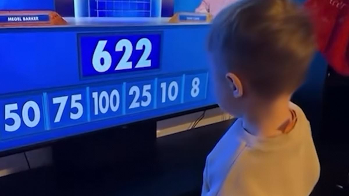 Four-year-old Acer Gibson aces Countdown puzzles, eyes Rachel Riley's job after viral clip