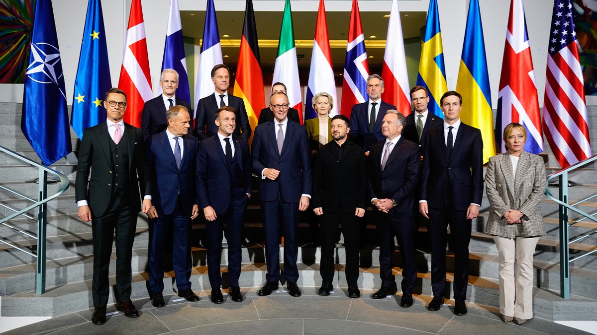 Zelensky with European leaders in Berlin