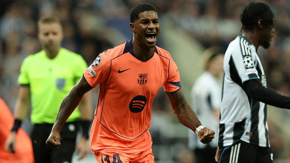 Rashford double sinks Newcastle as Howe benches Woltemade in Champions League return