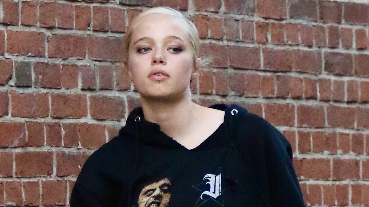 Shiloh Jolie-Pitt debuts punk makeover with lip piercing in New York