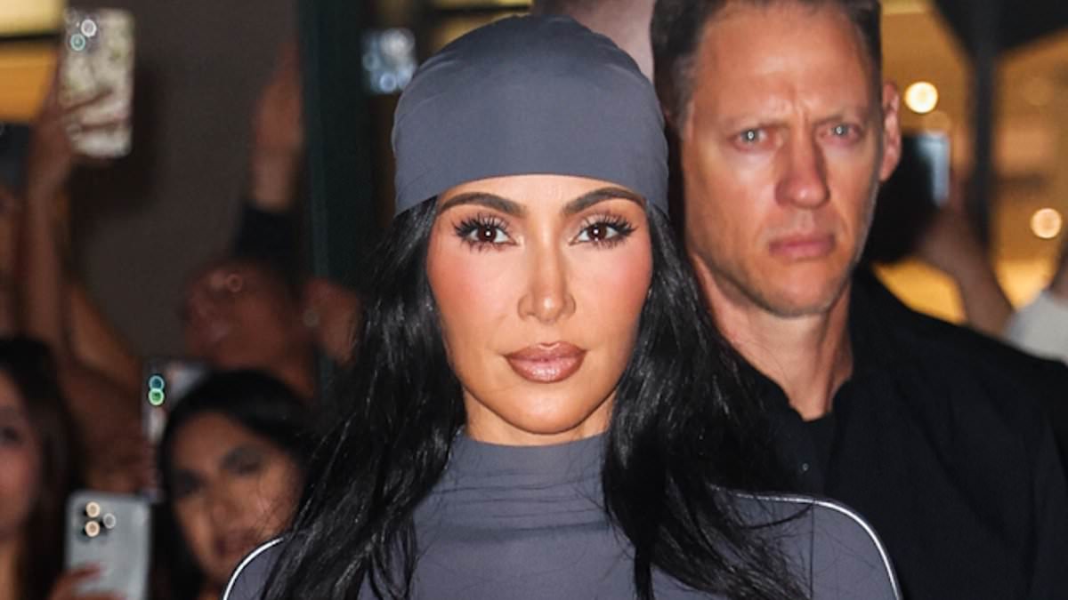 Kim Kardashian stuns in see-through catsuit at NikeSkims NYC launch