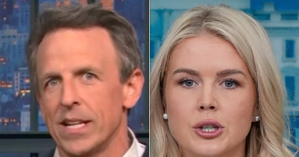 Seth Meyers Roasts Karoline Leavitt Over UN Escalator Snag