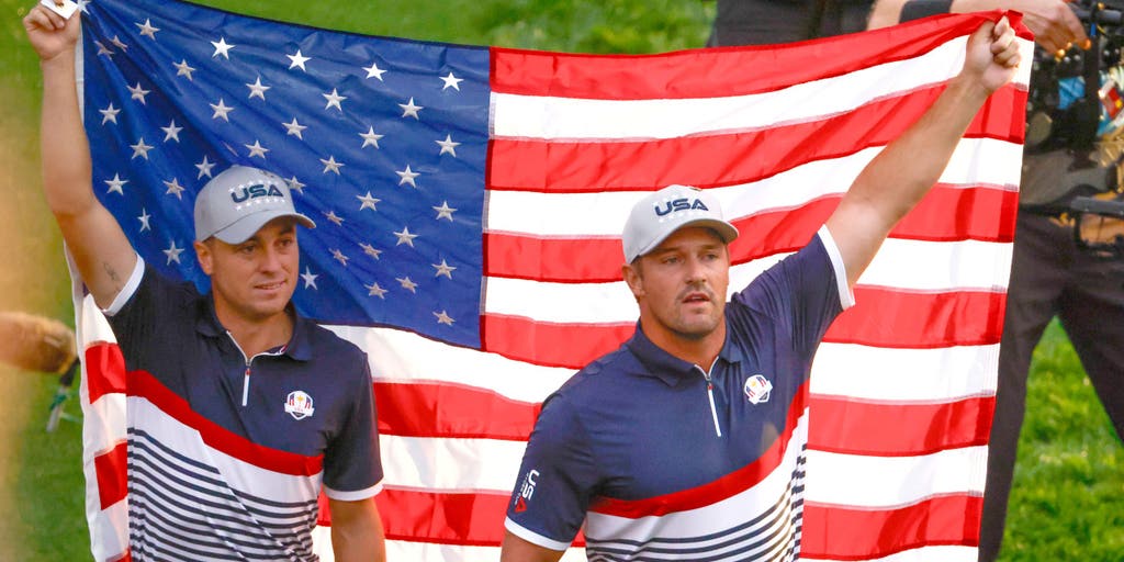 DeChambeau, Thomas lead USA flag-draped entry as Ryder Cup opens at Bethpage Black