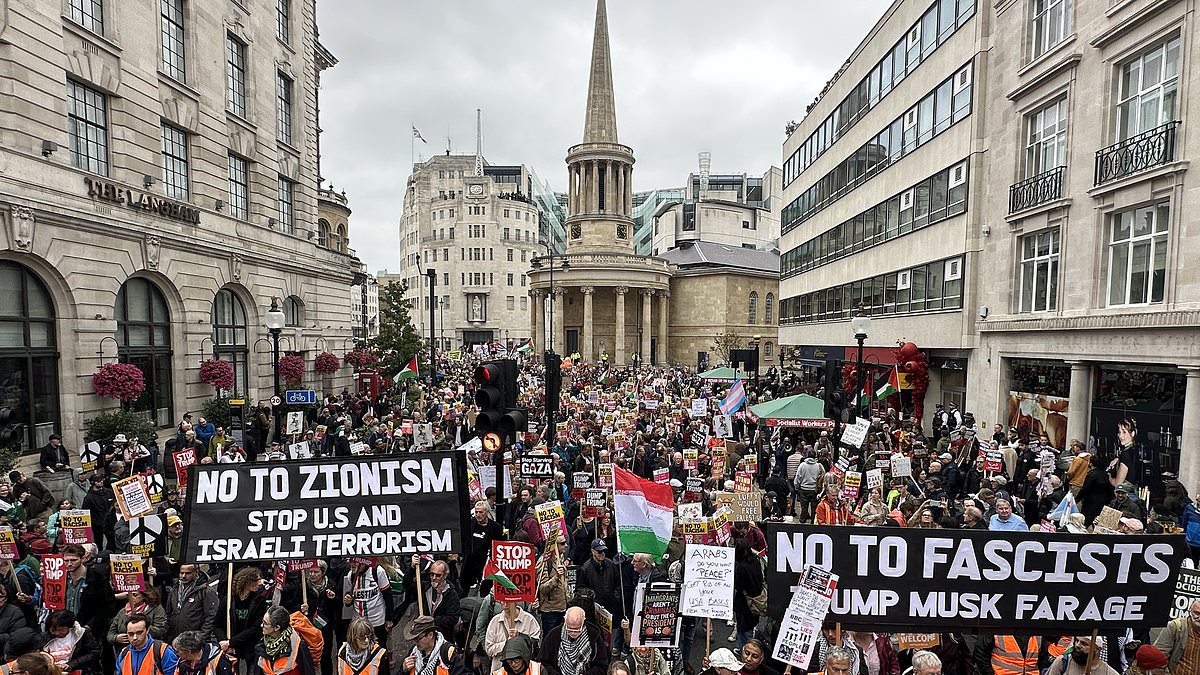 London hosts large anti-Trump protests during state visit