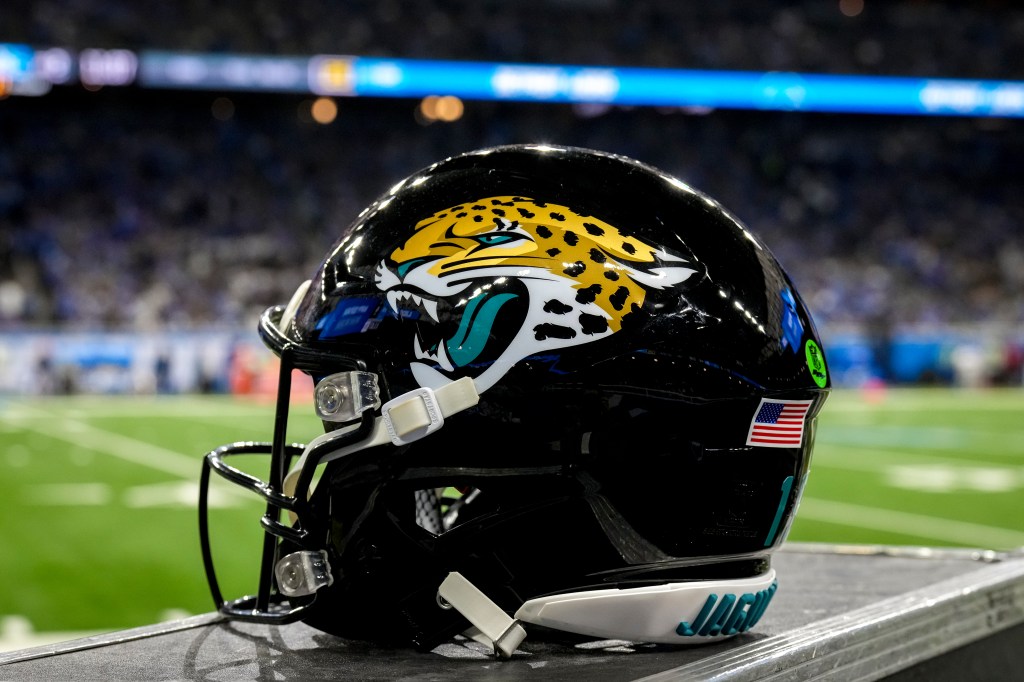 Jacksonville Jaguars helmet