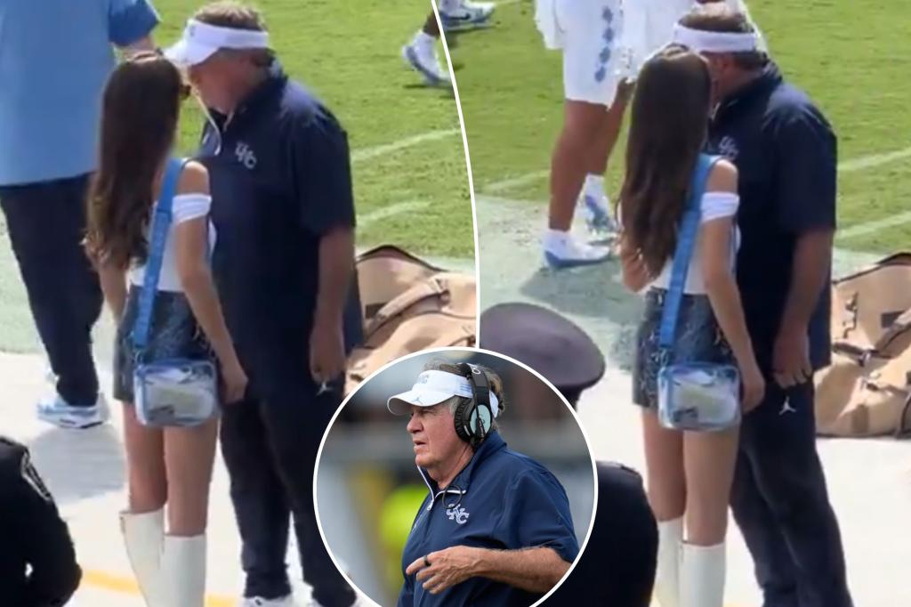 UNC loses 34-9 to UCF as Belichick chats with Jordon Hudson on sideline before kickoff