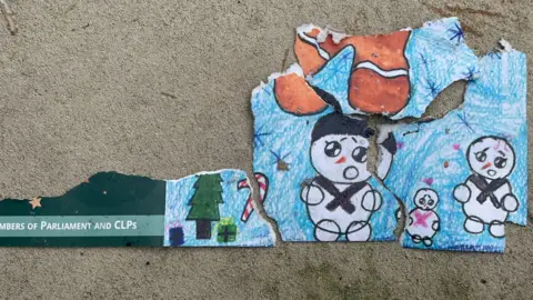 Bomb disposal robot destroys Labour MPs' Christmas cards near Parliament