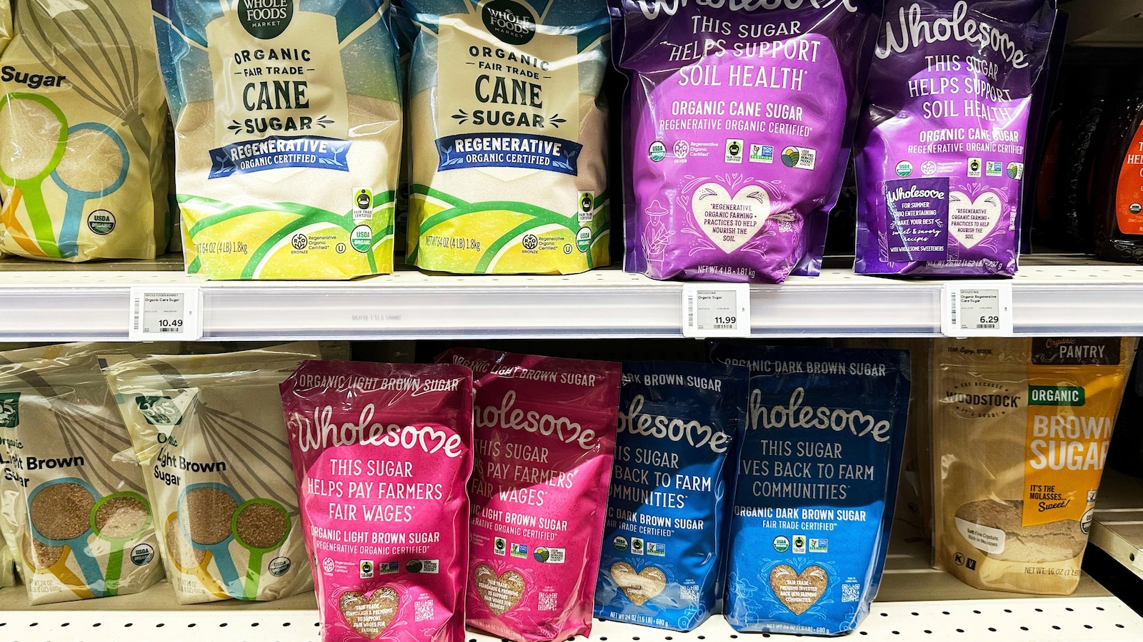 Organic sugar tariffs could push up prices for organic foods, industry warns