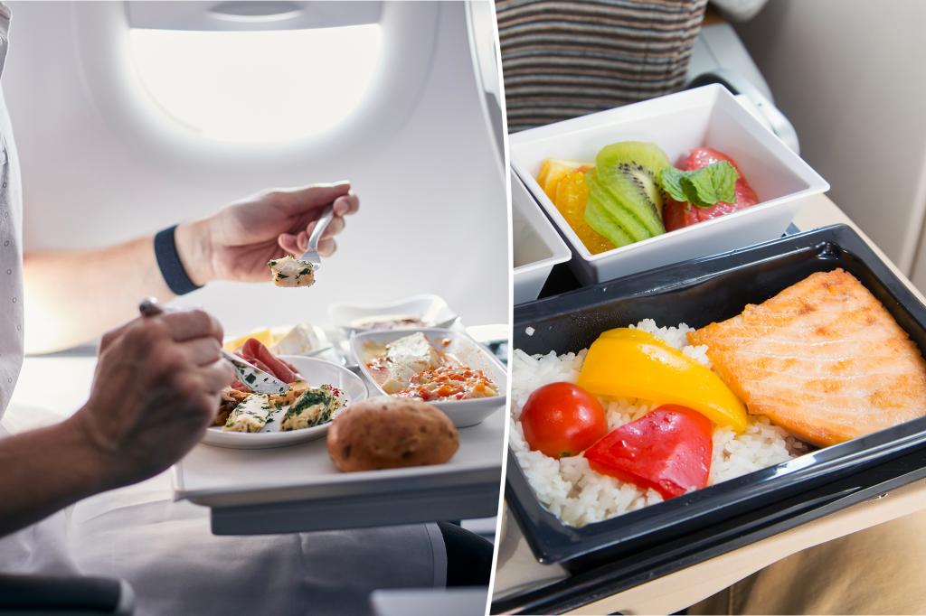 Travel expert offers do’s and don’ts for eating on airplanes, cautions on seafood and burgers