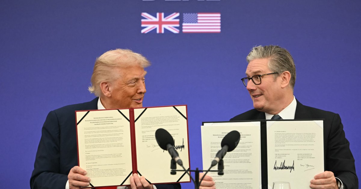 Trump and Starmer Sign Ground-Breaking Billion-Dollar U.K.-U.S. Tech Prosperity Deal