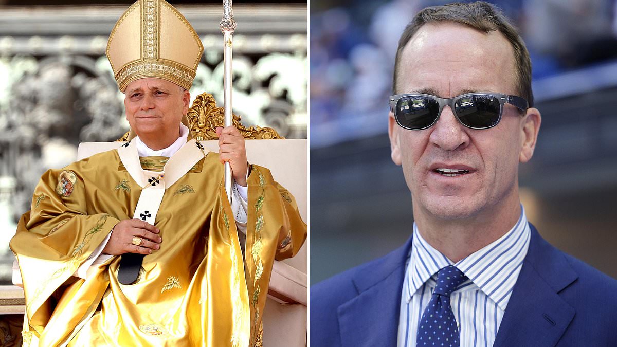 Peyton Manning says he tried to book Pope Leo XIV for Manningcast during Bears’ season opener