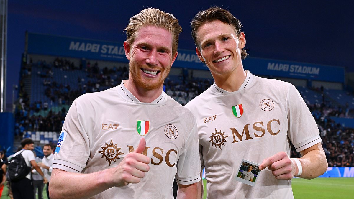 Napoli's De Bruyne-McTominay axis tests Manchester City in Champions League clash