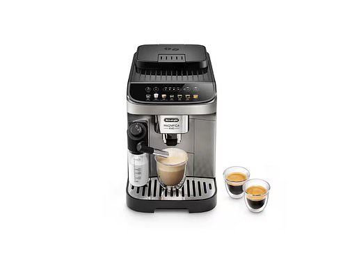 Magnifica Evo display and milk carafe