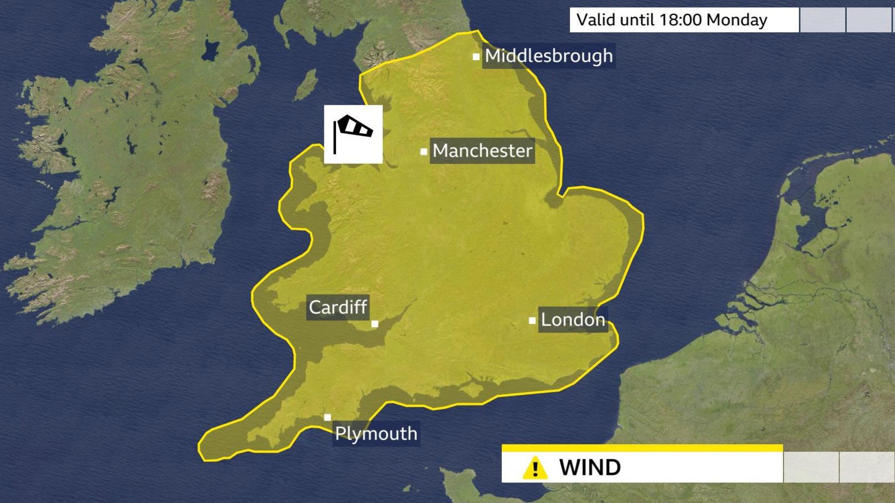 Rainwater running off a rooftop during heavy rain