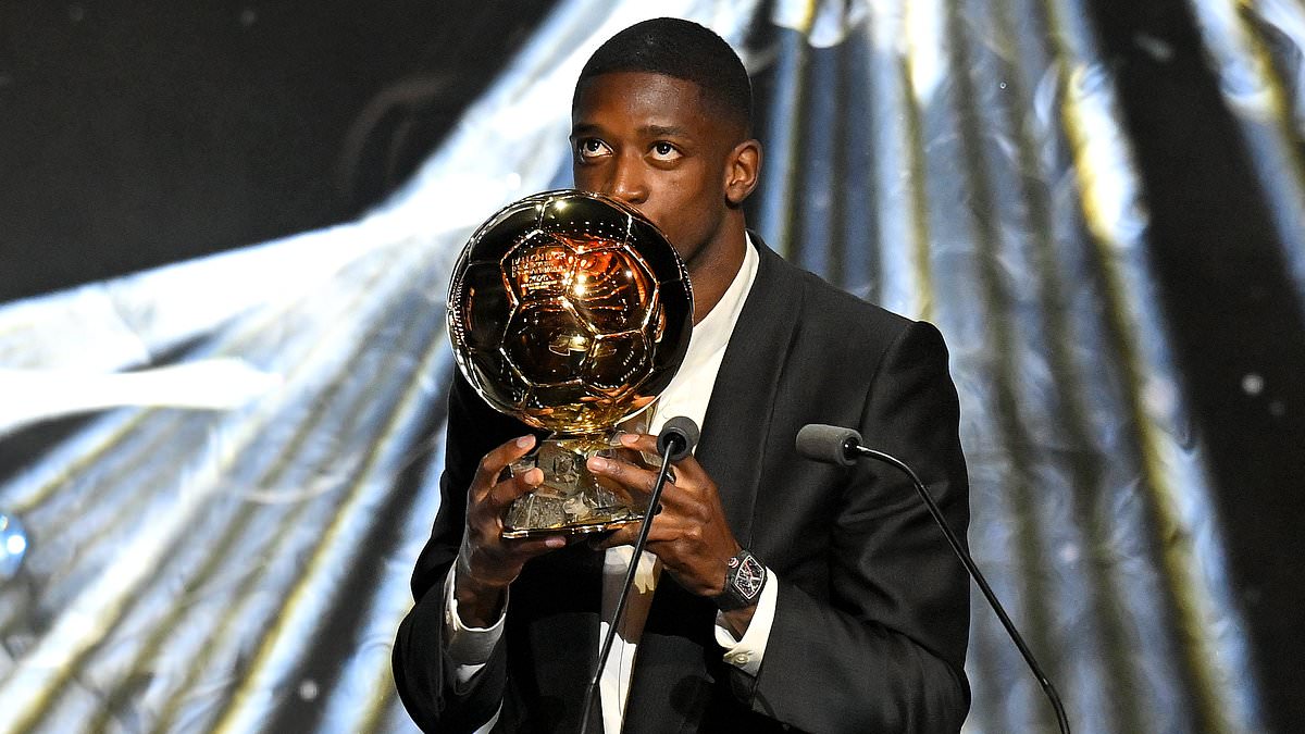 Dembele wins Ballon d'Or by a wide margin, Yamal runner-up as Salah finishes fourth