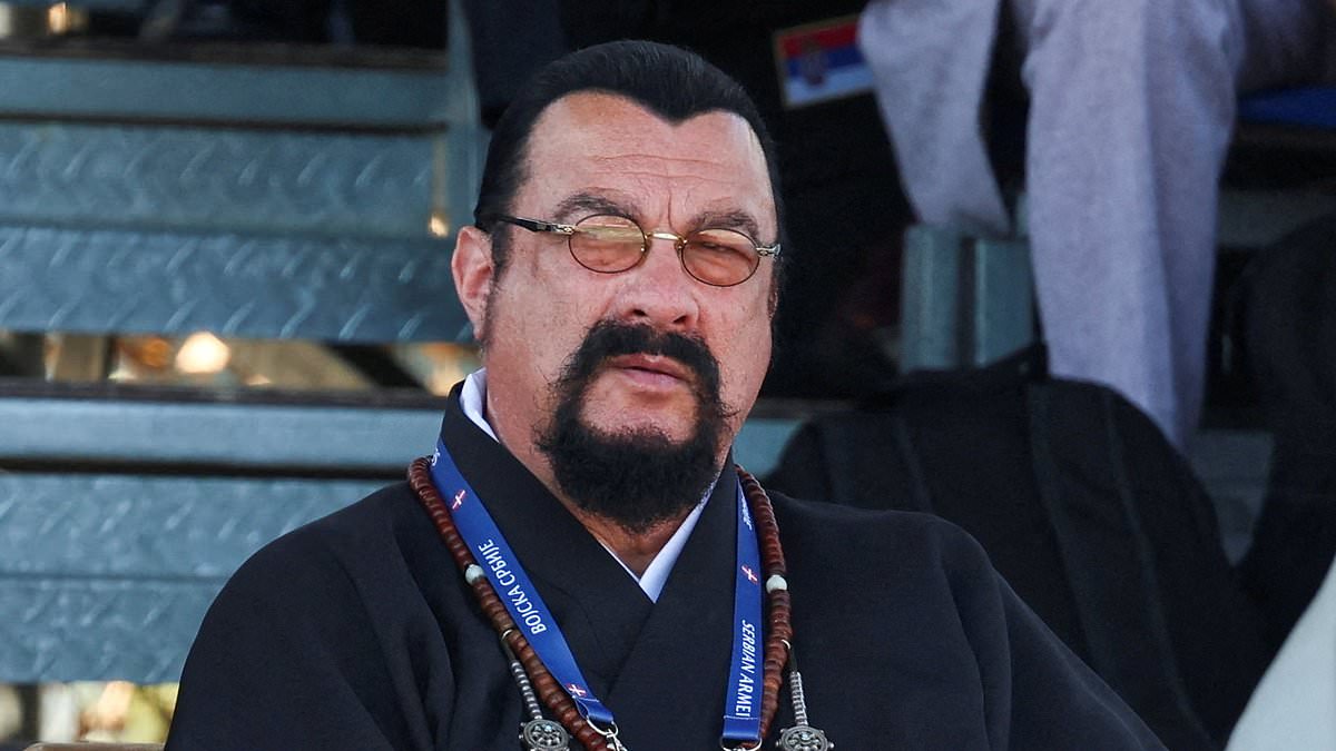 Serbia stages its largest-ever military parade with Steven Seagal as guest of honour